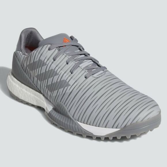 NWT Adidas CodeChaos Sport Spikeless‎ Golf Shoe In Grey/Red Sz 9 WIDE Athletic main image 7
